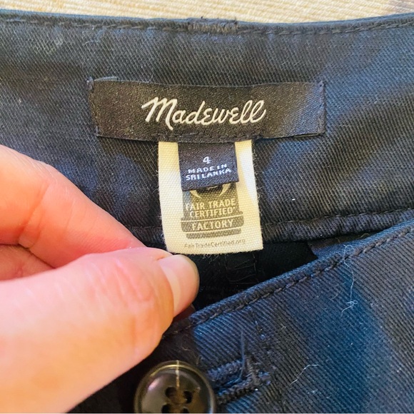 MADEWELL Black The Harlow Wide-Leg Pant Size 4 - Picture 9 of 11